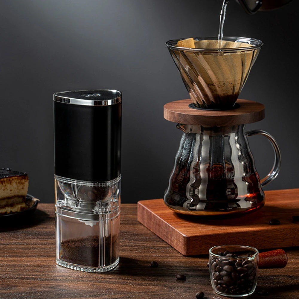 Electric Coffee Grinder Coffee Bean Automatic Portable USB TYPE Food Coffee Kitchen Gadgets